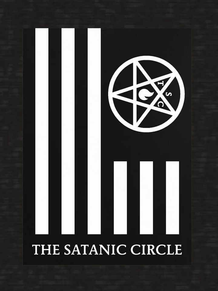 The Satanic Circle - Flag Poster product image (1)