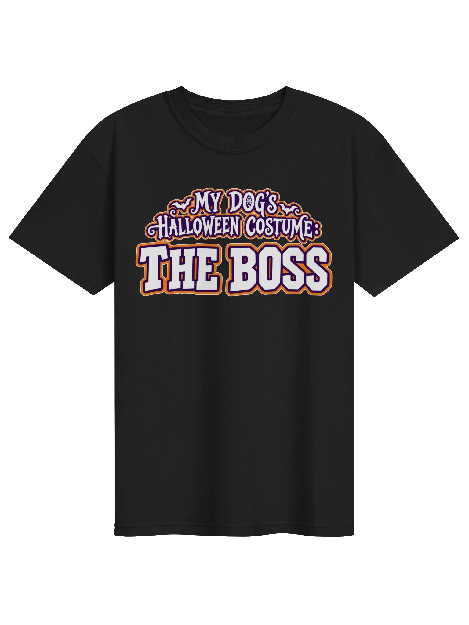 My Dog’s Halloween Costume Is The Boss T-Shirt – Funny Dog Lover Halloween Tee product image (3)