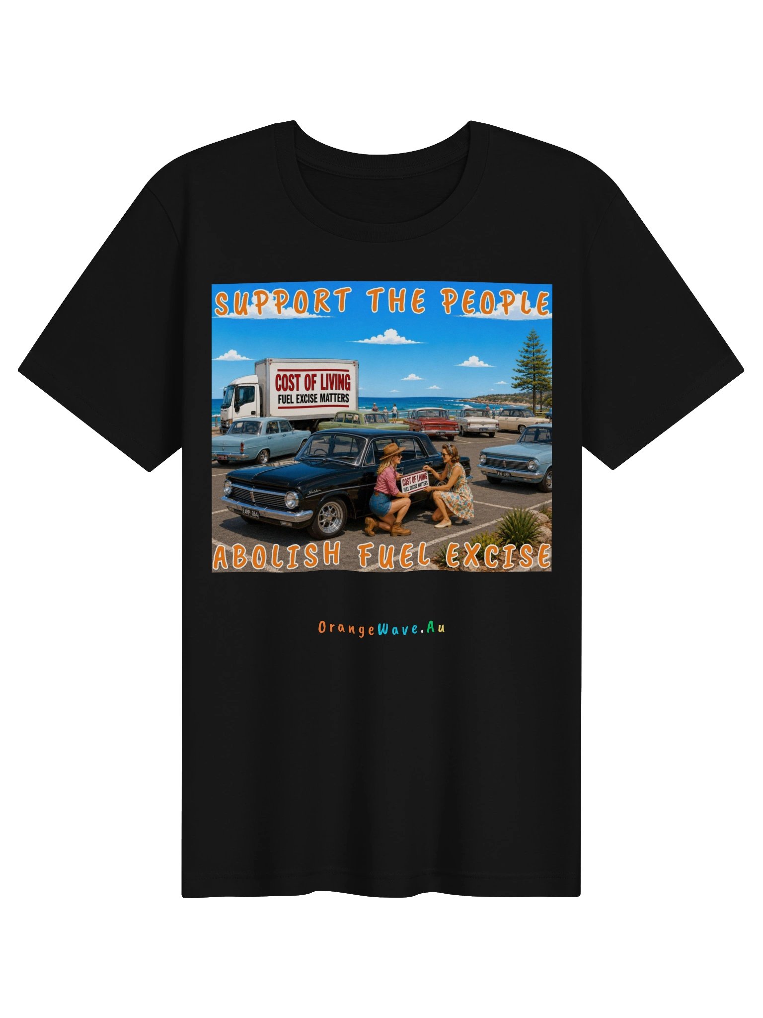 Support The People - Abolish Fuel Excise Protest Tee product image (7)