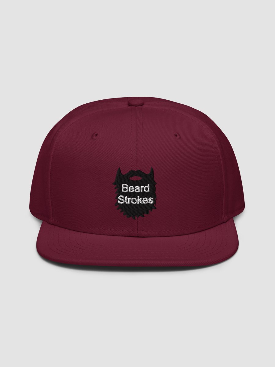 Beard Strokes Snapback Cap Hat (Black Beard) product image (2)