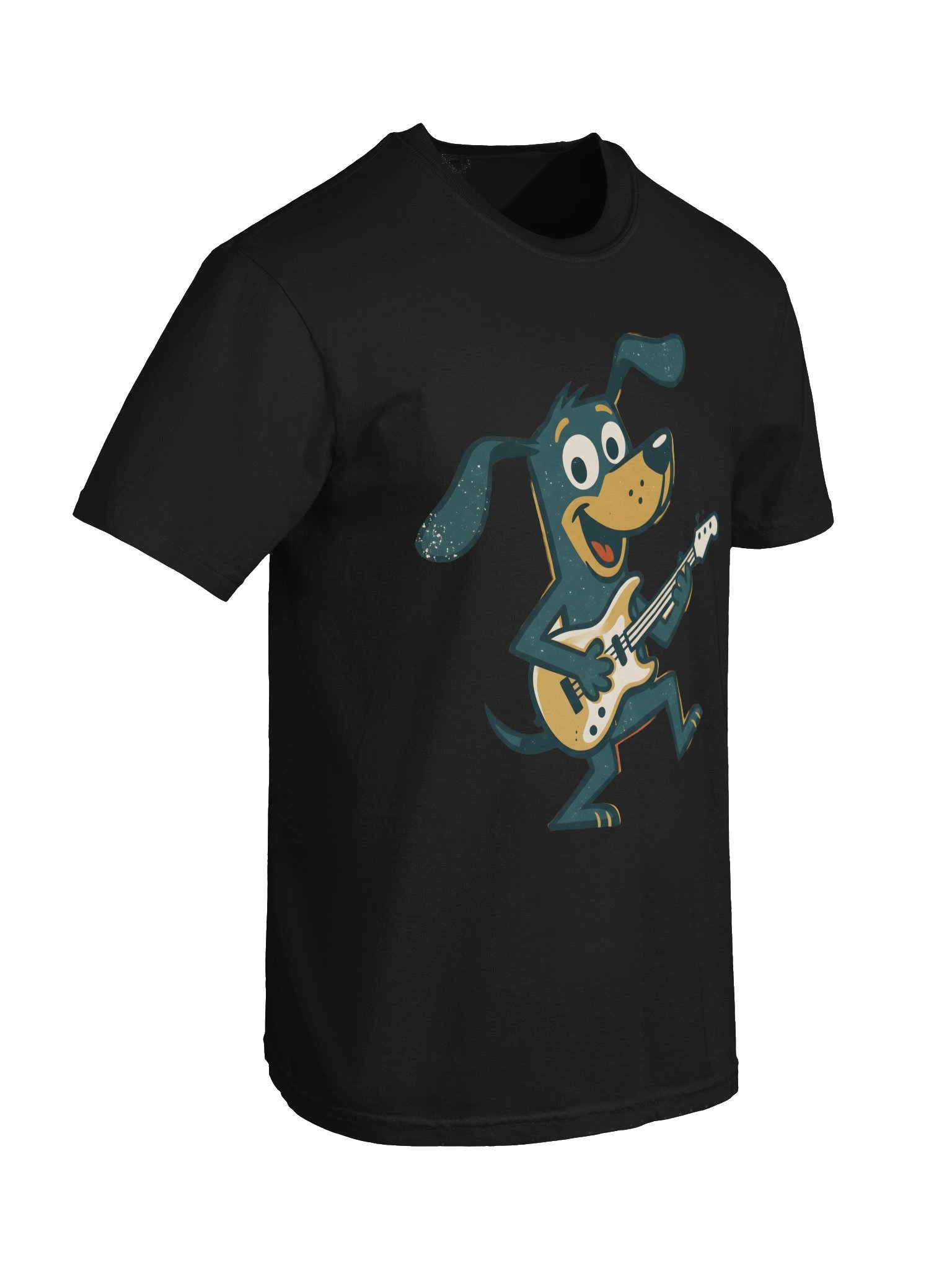 Retro Dog Playing Bass Guitar Shirt – Vintage Cartoon Bassist Tee, Funny Musician Gift for Dog Lovers & Bass Players product image (127)