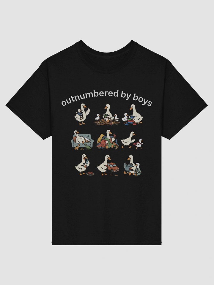 Outnumbered by Boys Duck Mom Shirt - Funny Boy Mom Mother's Day Tee product image (2)
