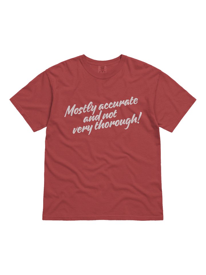 Mostly Accurate T Shirt 3 product image (6)