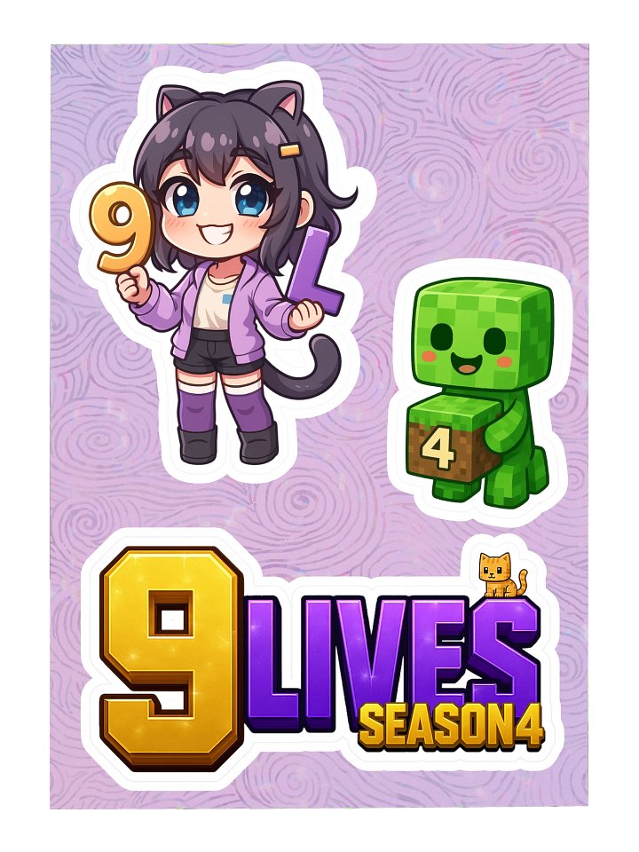 9LS4 TheKaitlynPlayz Sticker Sheet product image (1)