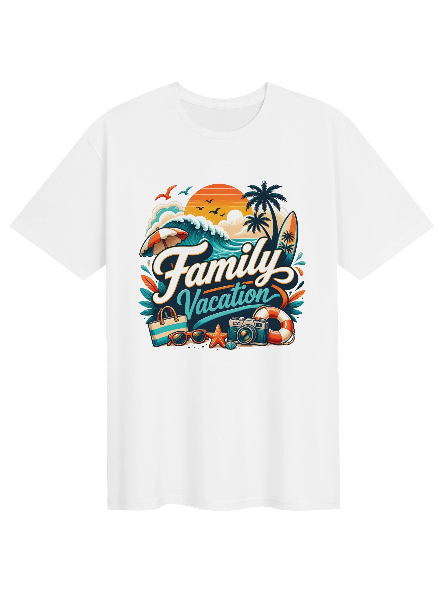 Surf and Sand Family Vacation Tee product image (1)