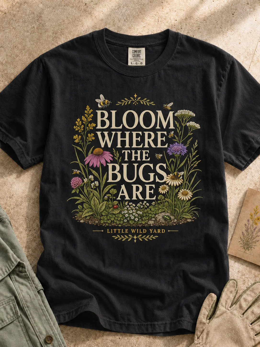 Bloom Where The Bugs Are T-shirt product image (1)