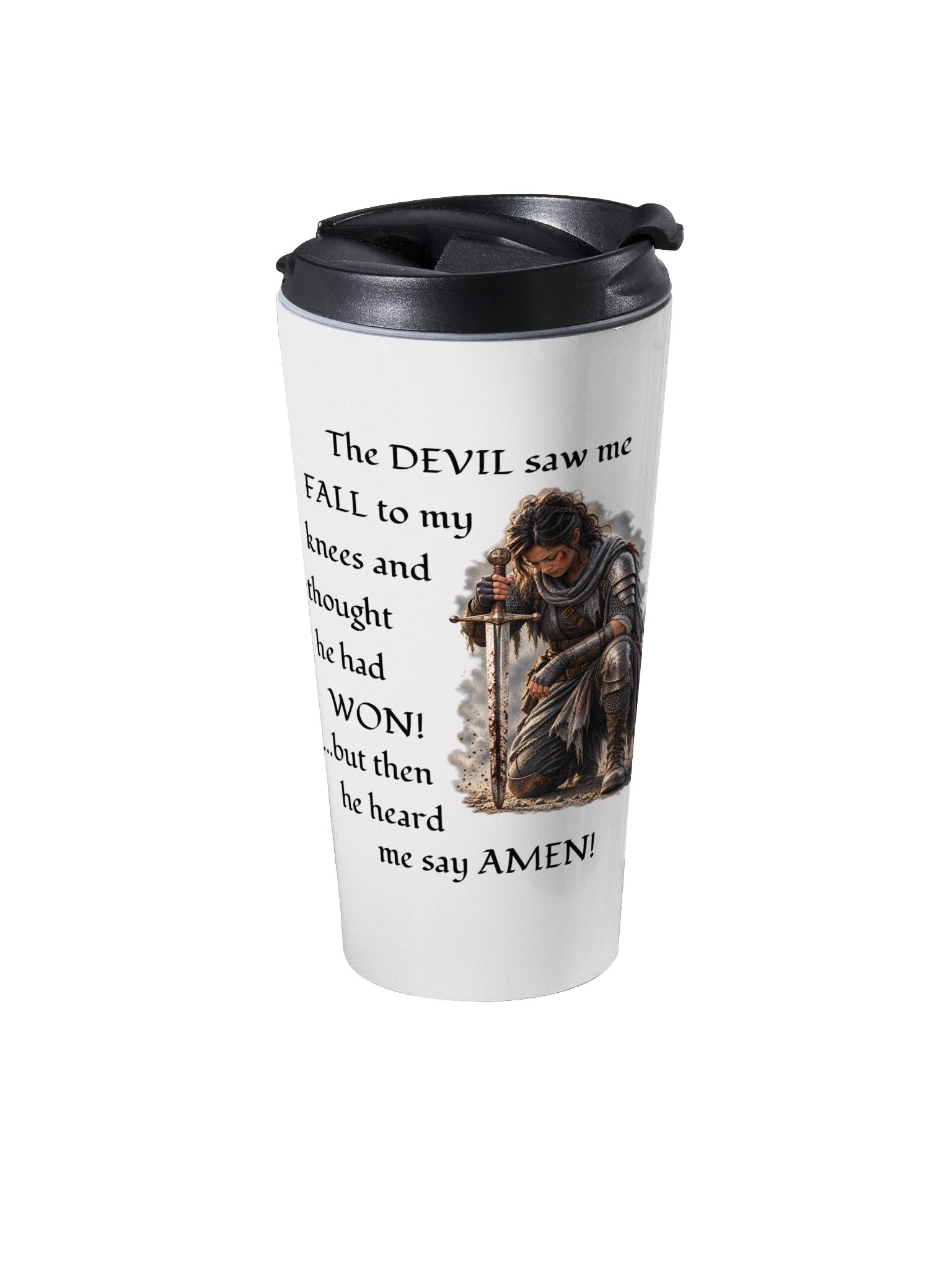 Travel Mug - Woman Prayer Warrior product image (2)