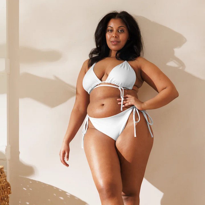 Zenith Sustainable String Bikini Set - Customise with Exclusive Designs, Recycled Materials, UPF 50+, Sizes 2XS-6XL product image (1)