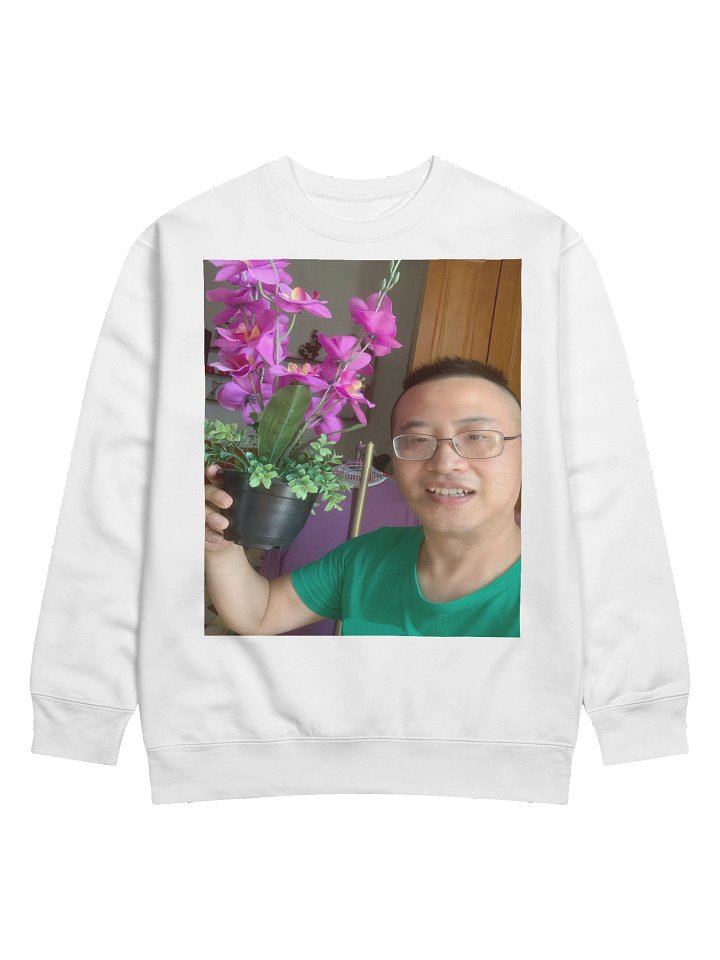 Cotton Heritage Premium Sweatshirt:nice flower product image (1)