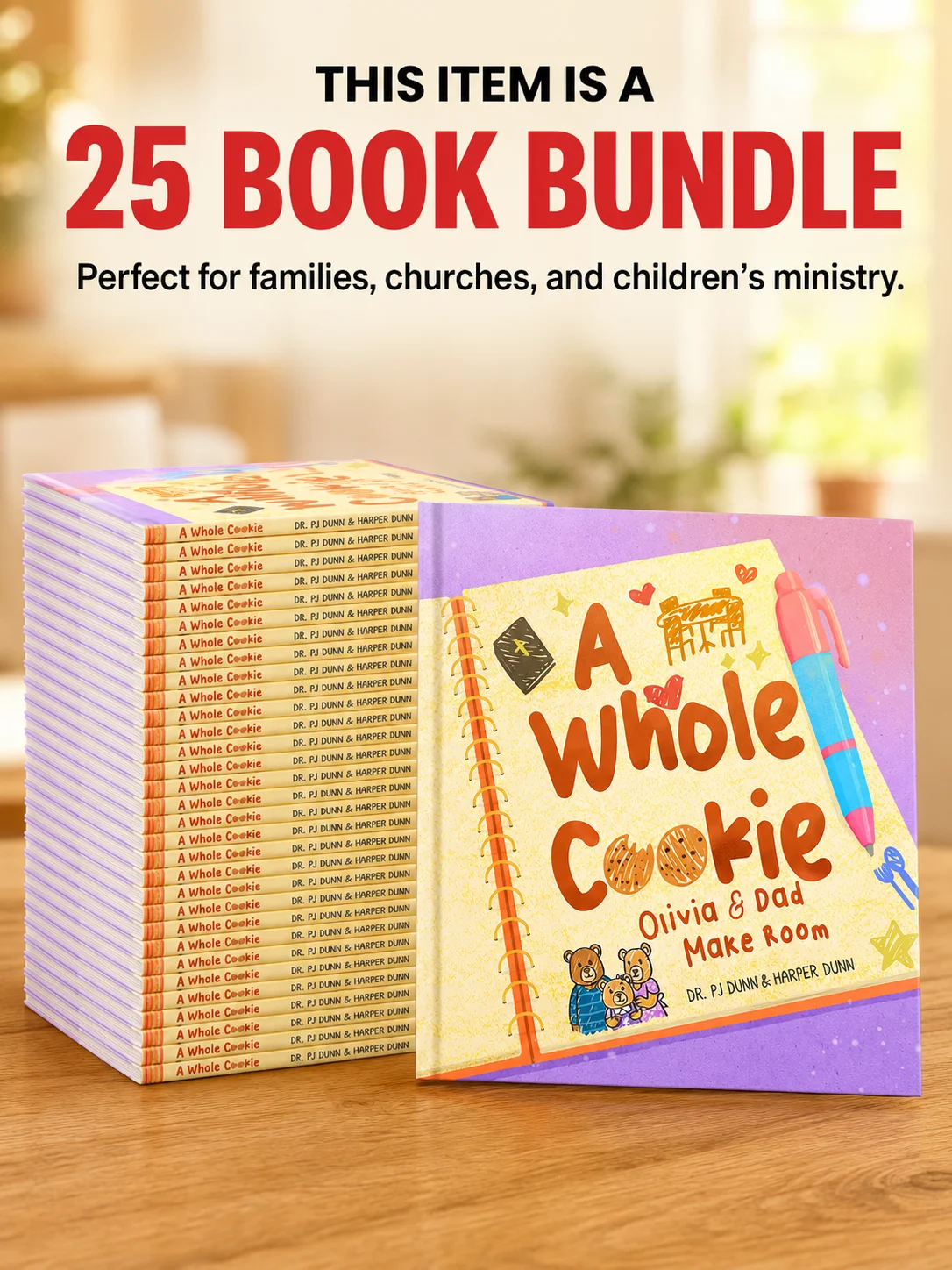 A Whole Cookie: Olivia & Dad Make Room - 25 Book Bundle product image (1)