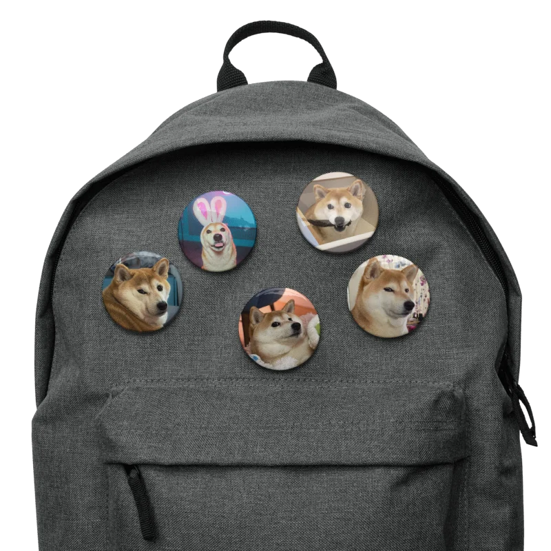 Eevee Bork Pin Badge Set #1 product image (2)