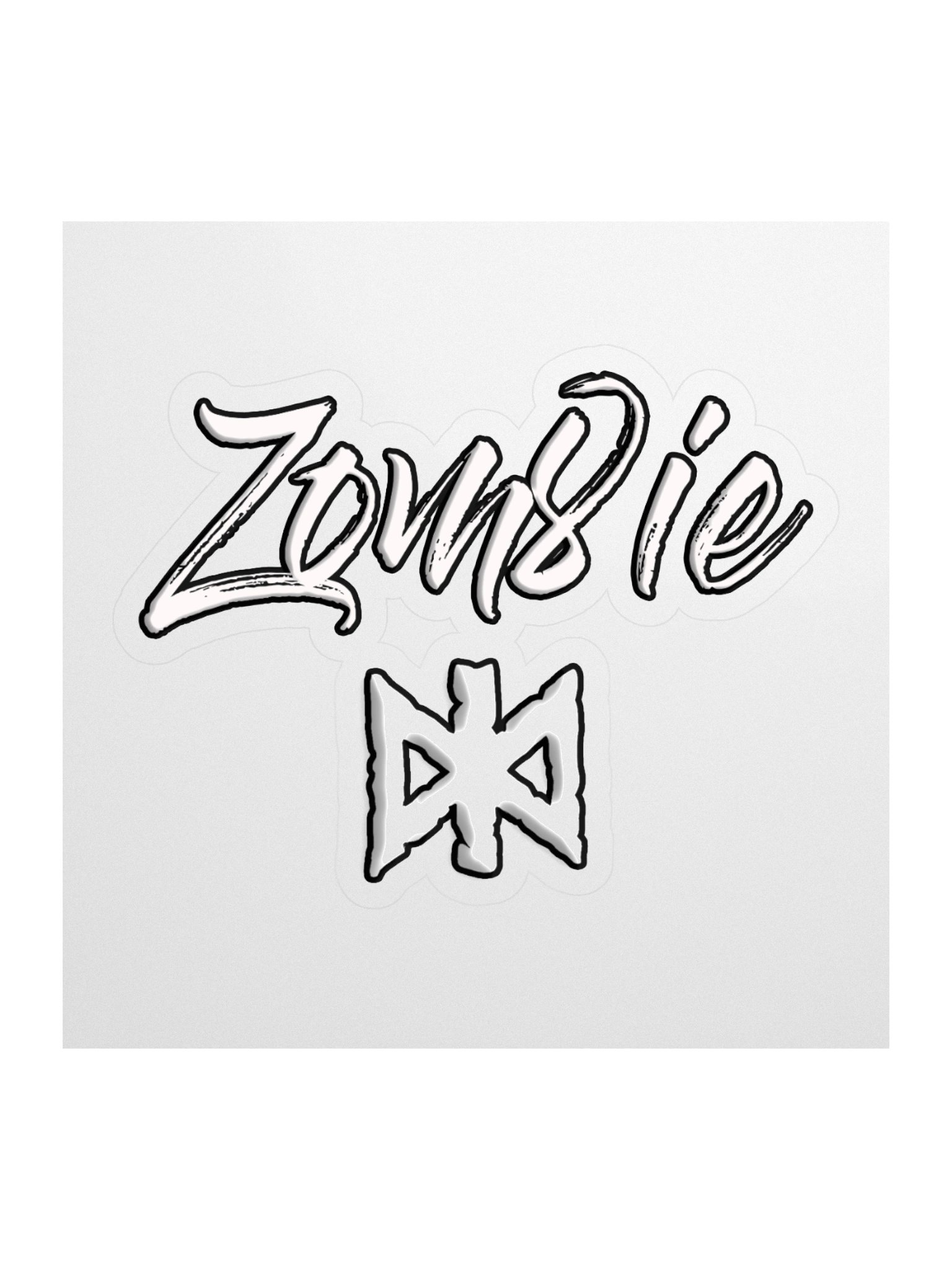 Zombie Geometric Kiss Cut Stickers product image (1)