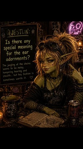 Whats with the ear adornments?