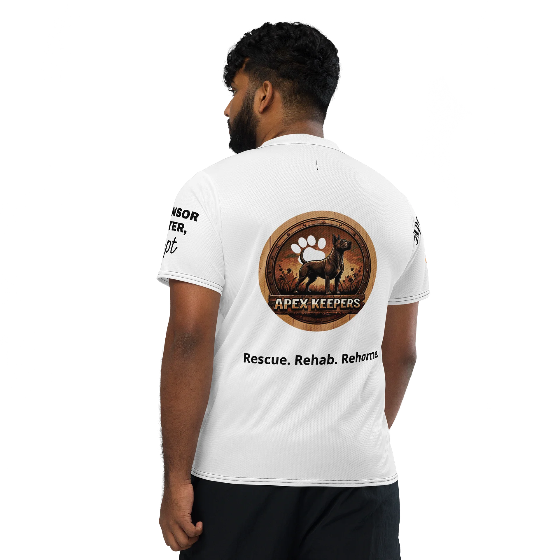 Apex Keepers CattleDog V-Neck | Australian Cattle Dog Rescue Shirt | Herding Breed Trainer Tee product image (3)