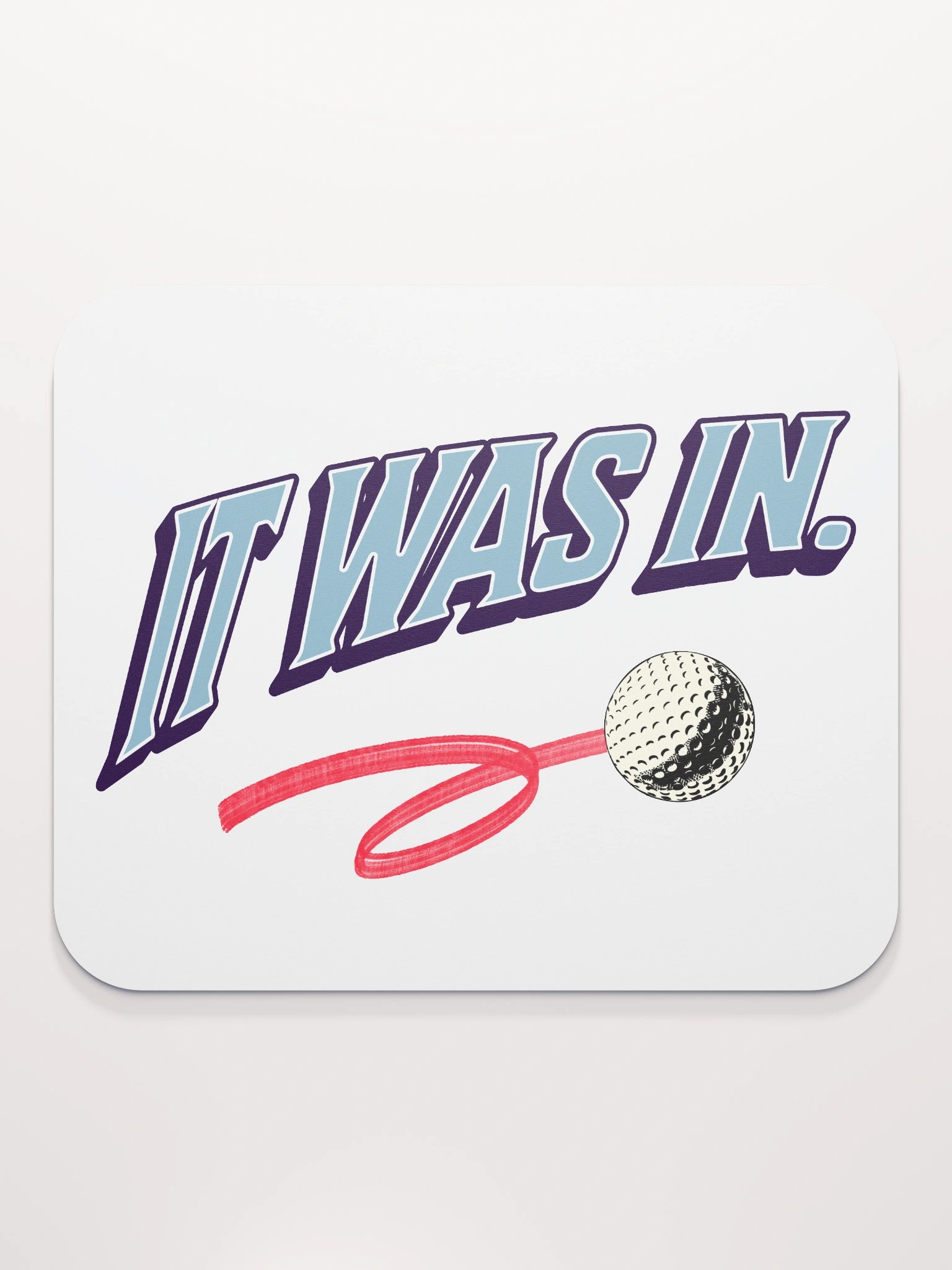It Was In Golfing Motion Graphic Mouse Pad product image (2)