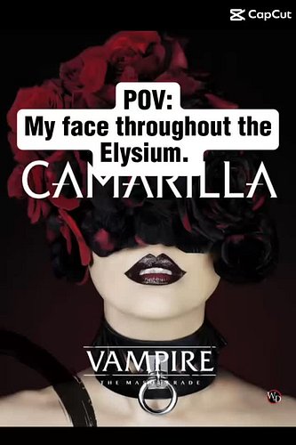 My Face is going to say it without saying a word.#stpetebynight #vampirethemasquerade #worldofdarkness #vamily #WoD #VtM #ttrpg