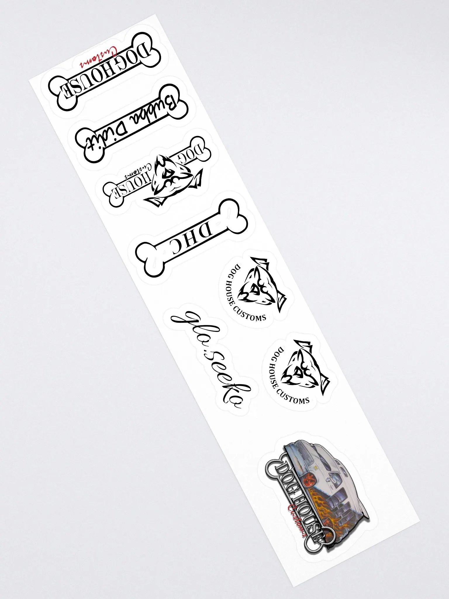 Dog House Customs Vinyl Kiss Cut Stickersheet product image (2)