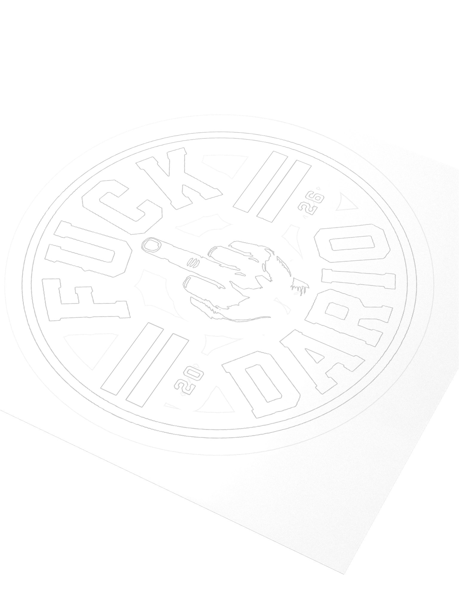 Fuck Dario Sticker product image (3)