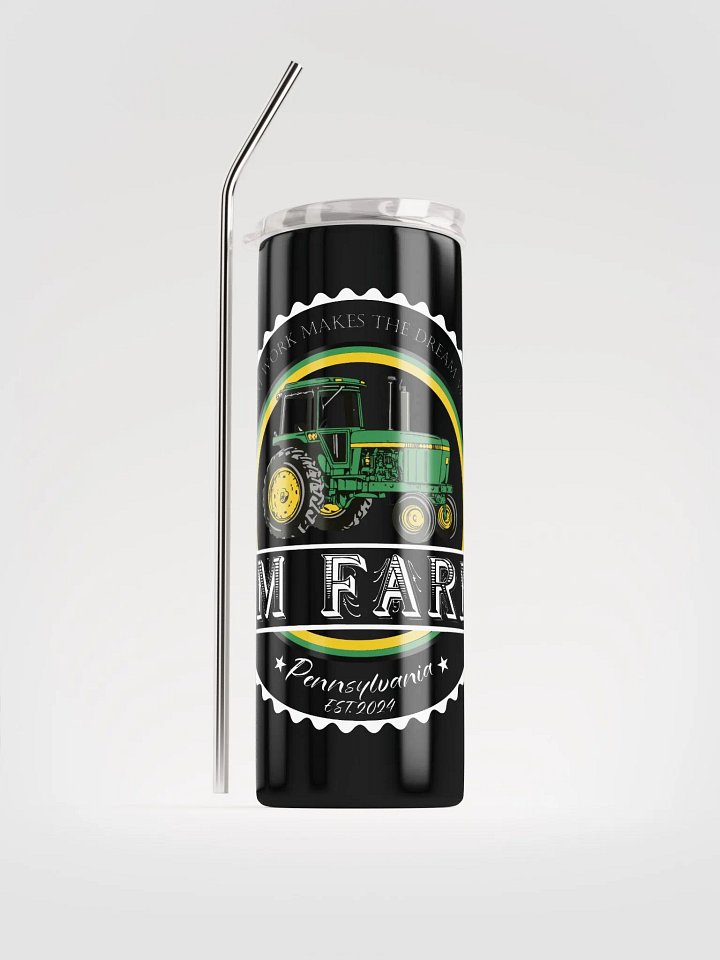 Rustic Tractor Emblem Stainless Steel Tumbler product image (1)