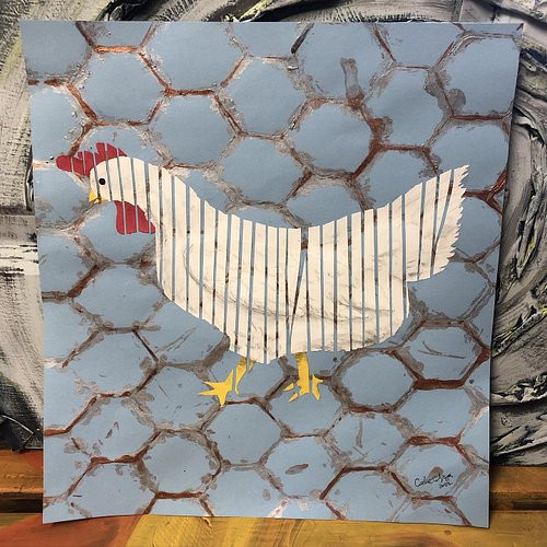 🐔 What do you call a drawing of a chicken that’s been all cut up? “Chicken Strips!”

A fitting title for this random piece id...