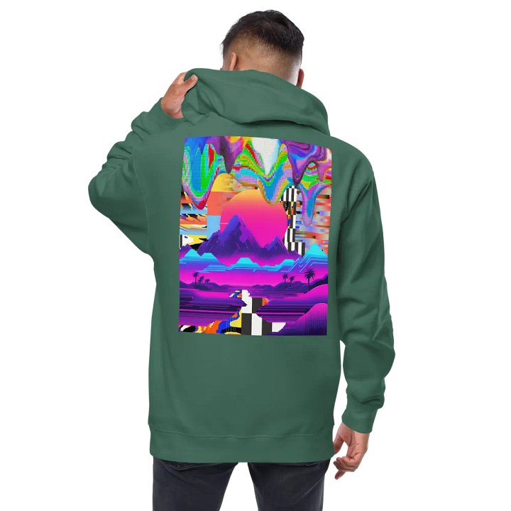 Full Glitch Zip Up Hoodie product image (5)