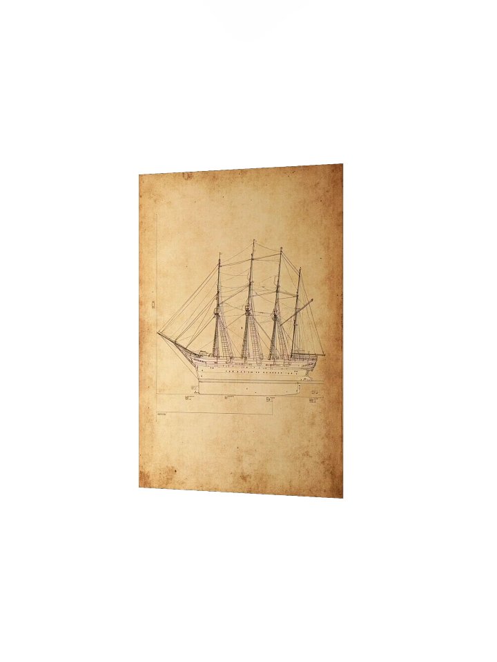 JS Elcano Training Ship: Naval Engineering & Sail Master Plan product image (15)