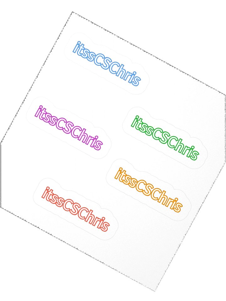 itssCSChris Stickers 5PK product image (2)