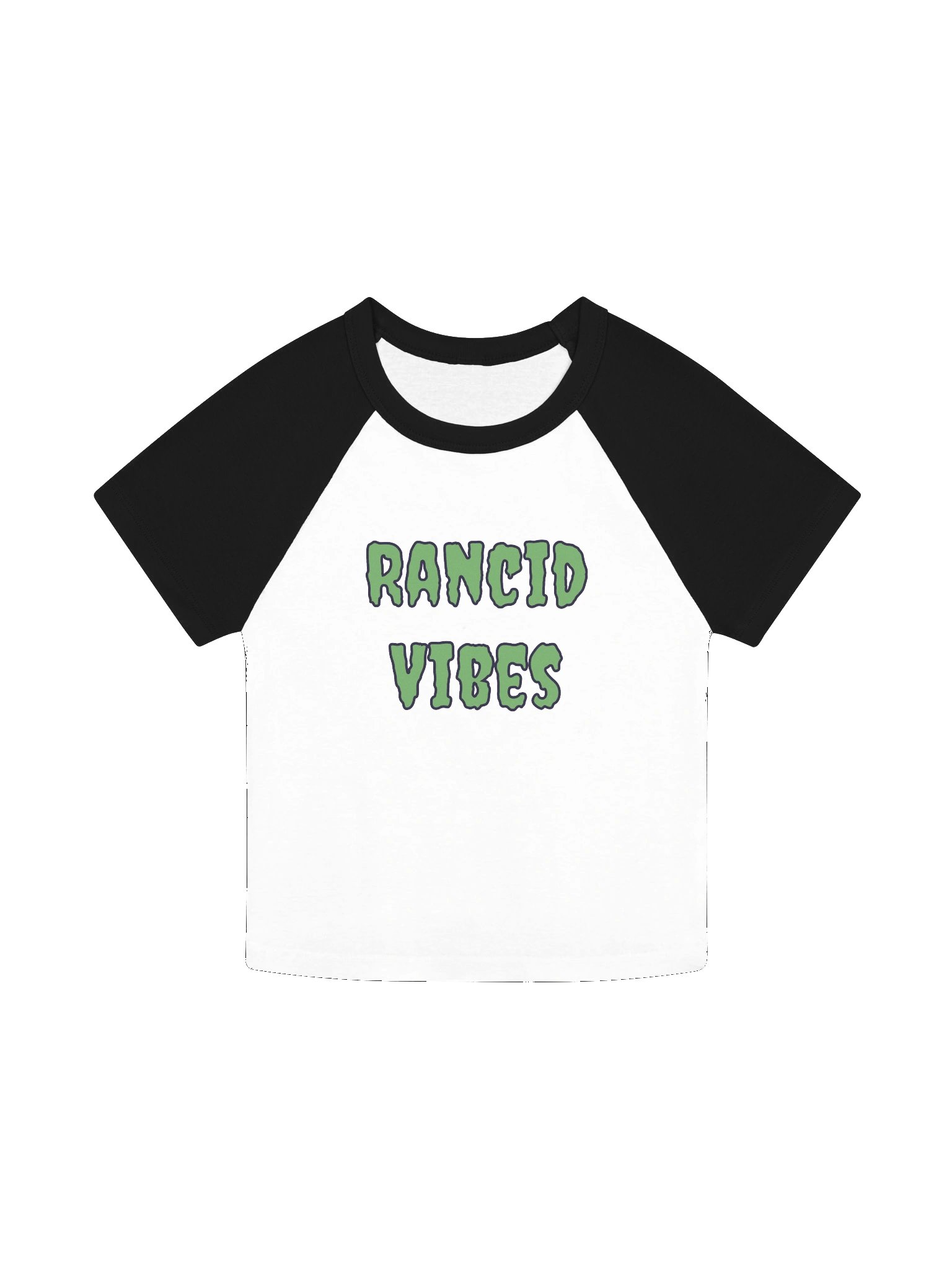 (2 sided) Rancid Vibes baby tee product image (2)