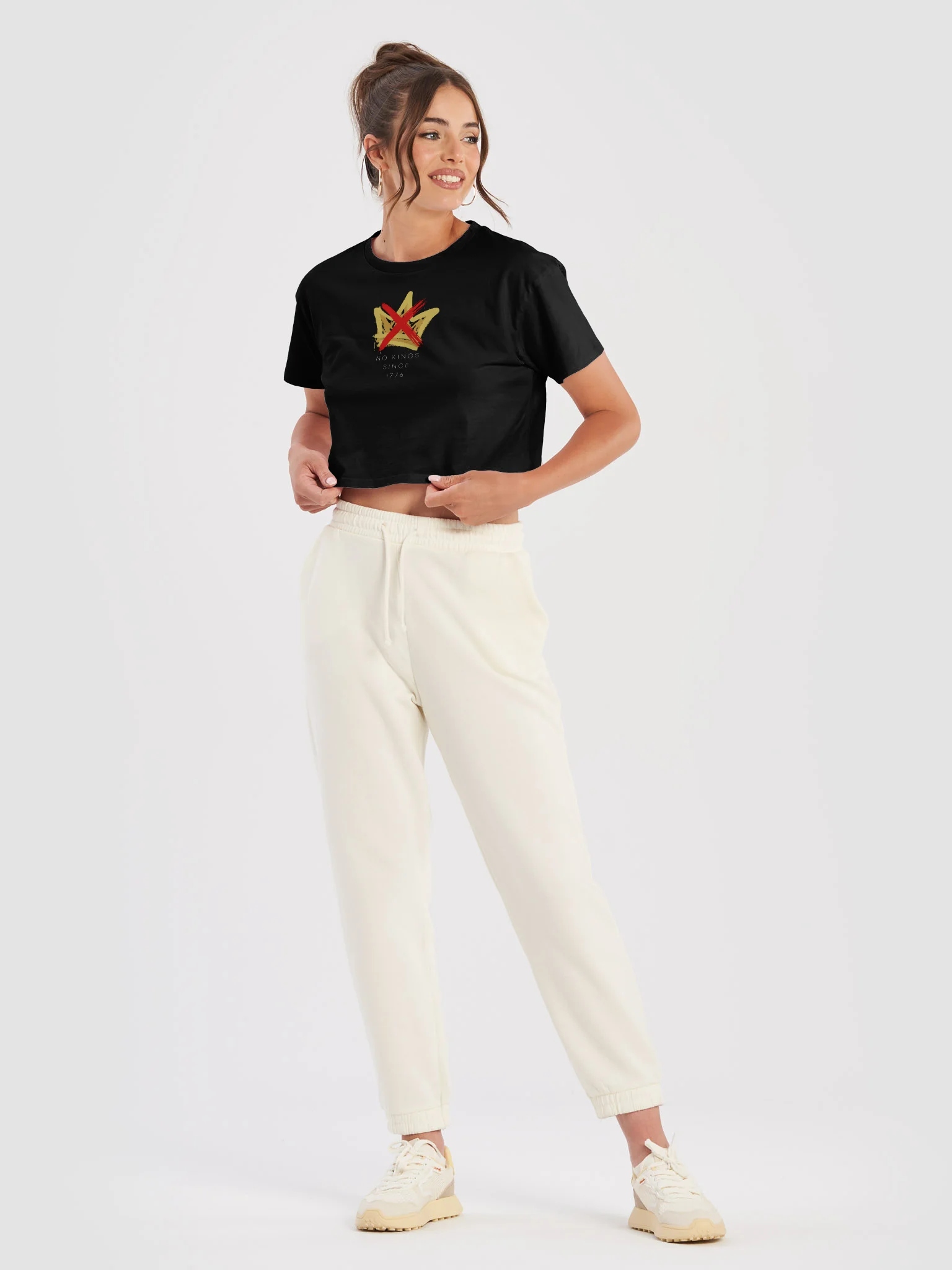 No Kings Cropped Tee. product image (3)