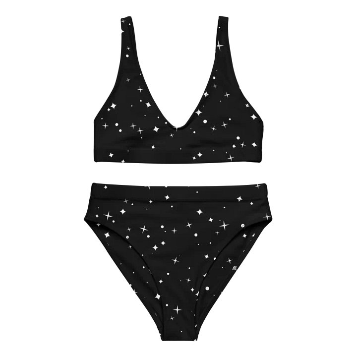 Starry Night Sky Recycled High Waisted Bikini product image (1)