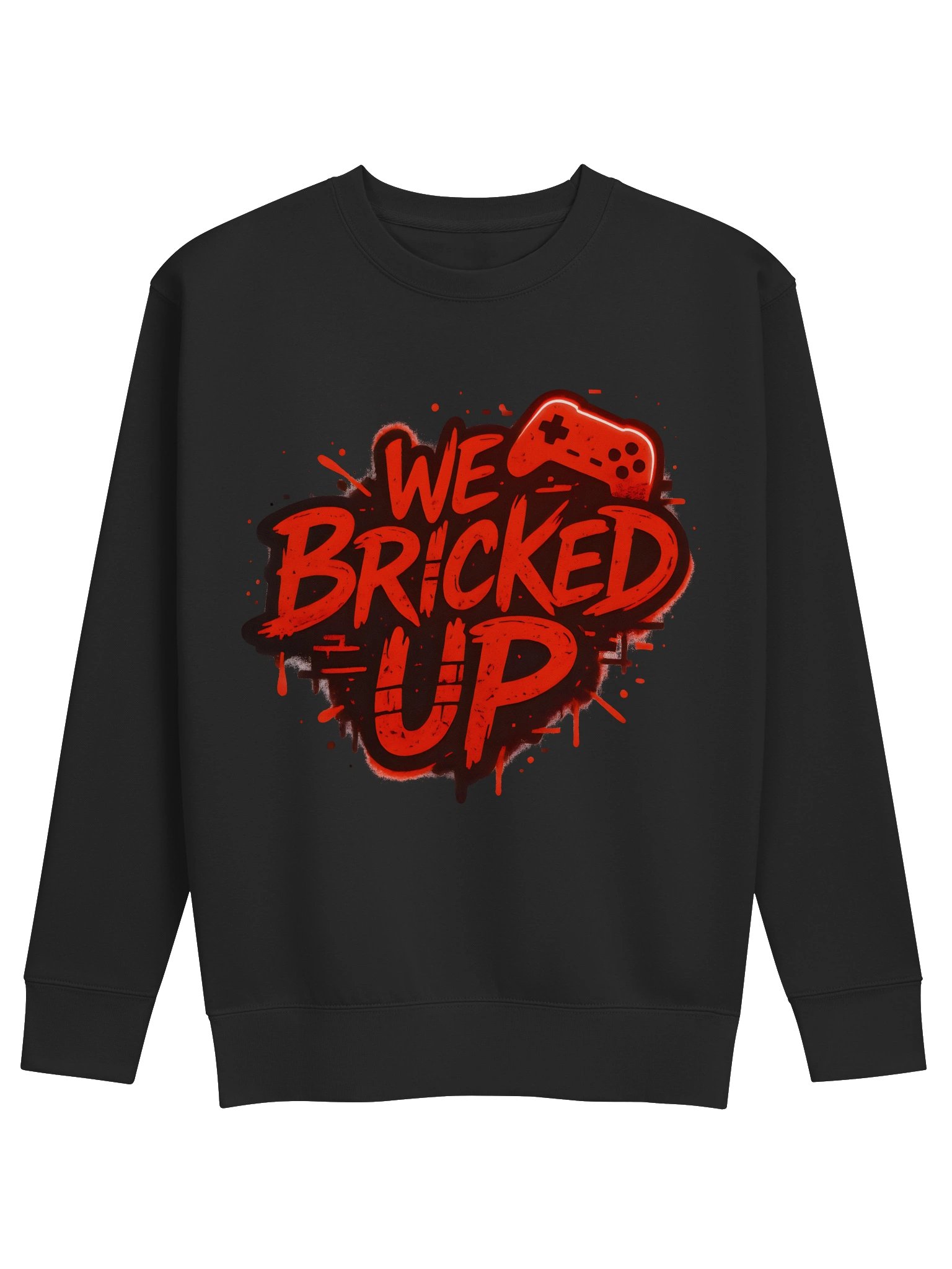 "Bricked Up" Red Cotton Heritage Premium Sweatshirt product image (1)