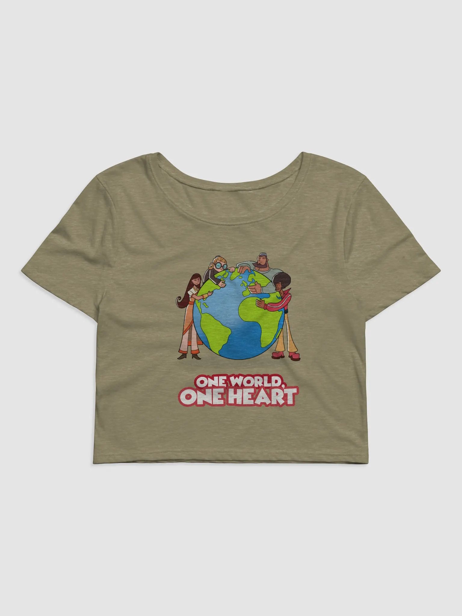 One World One Heart | Women's Crop Tee product image (13)