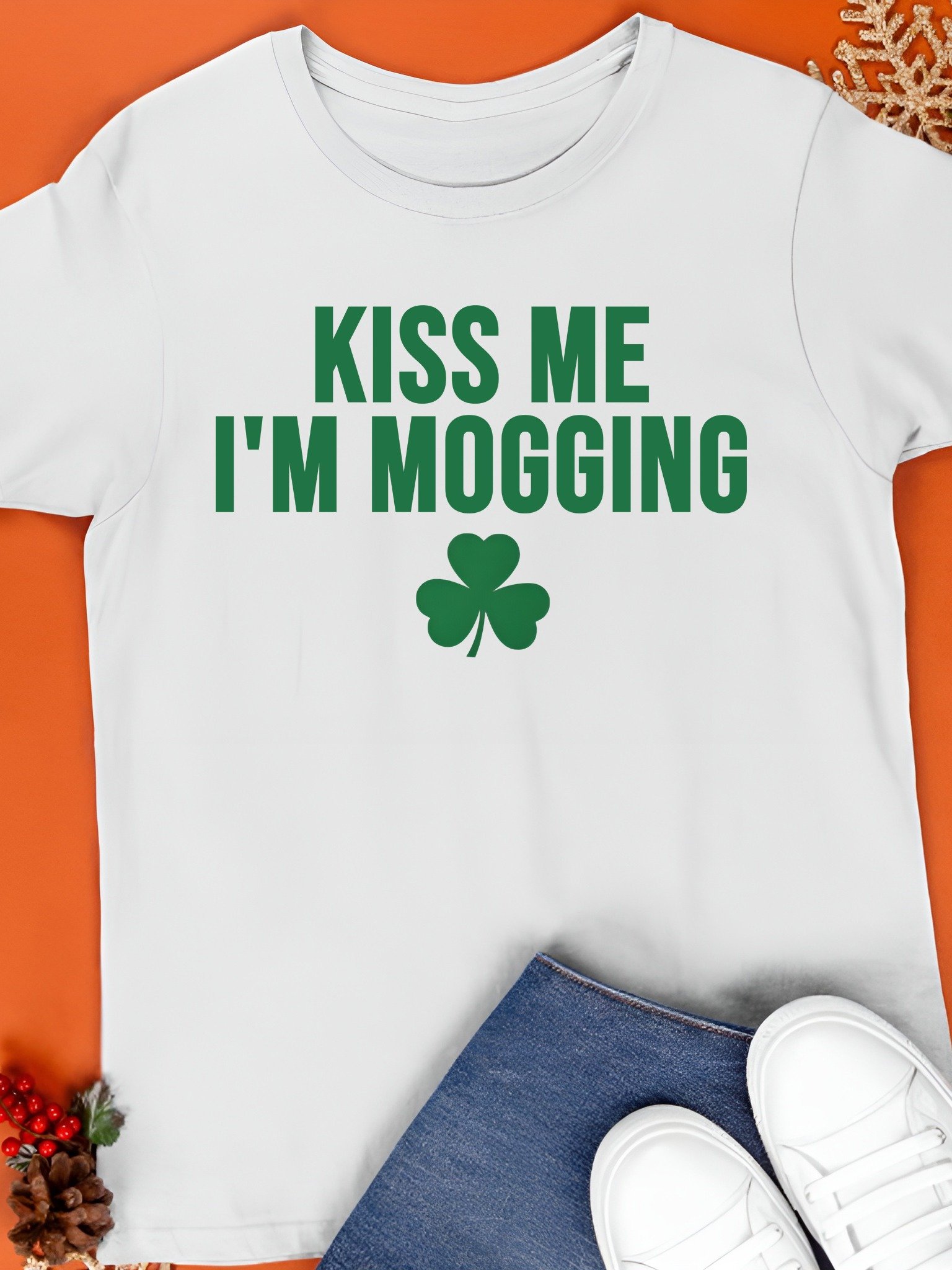Kiss Me I’m Mogging Shirt product image (1)