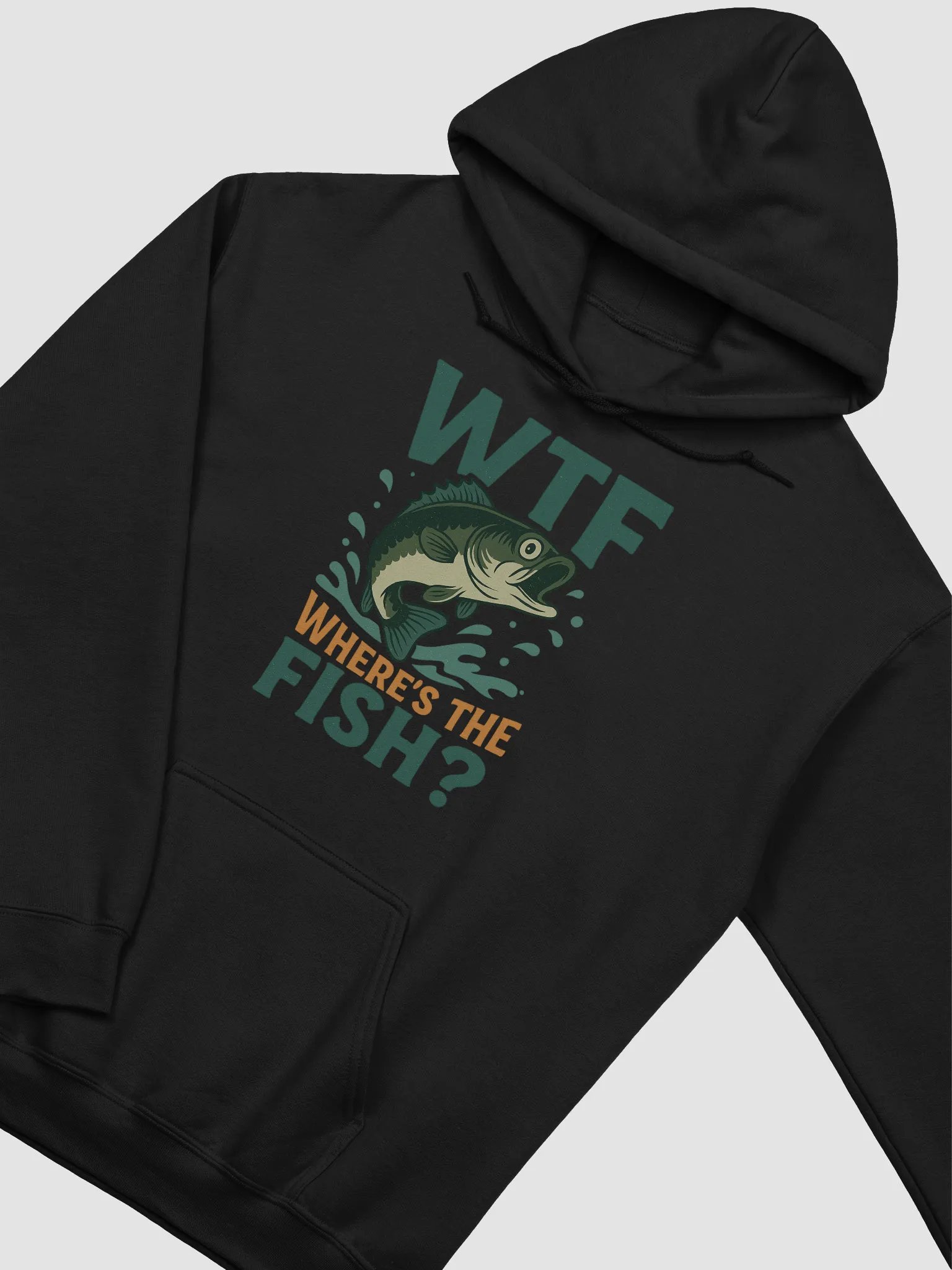 WTF Where’s the Fish Hoodie – Fishing Humor for Anglers product image (18)