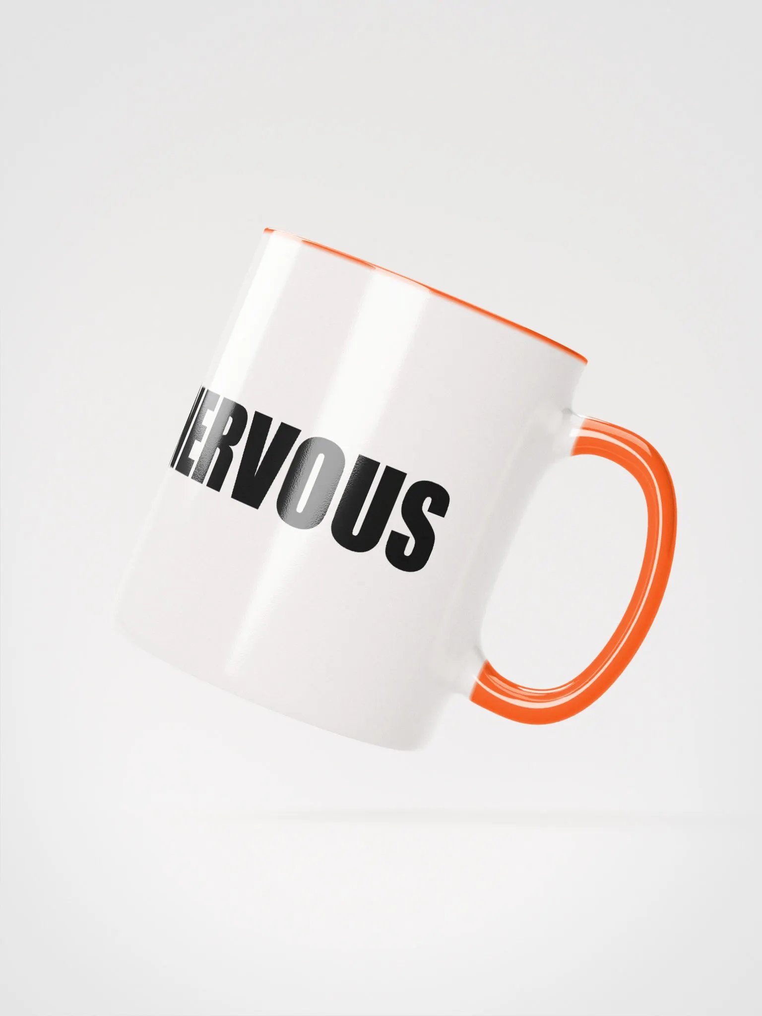 Nervous ceramic mug product image (3)