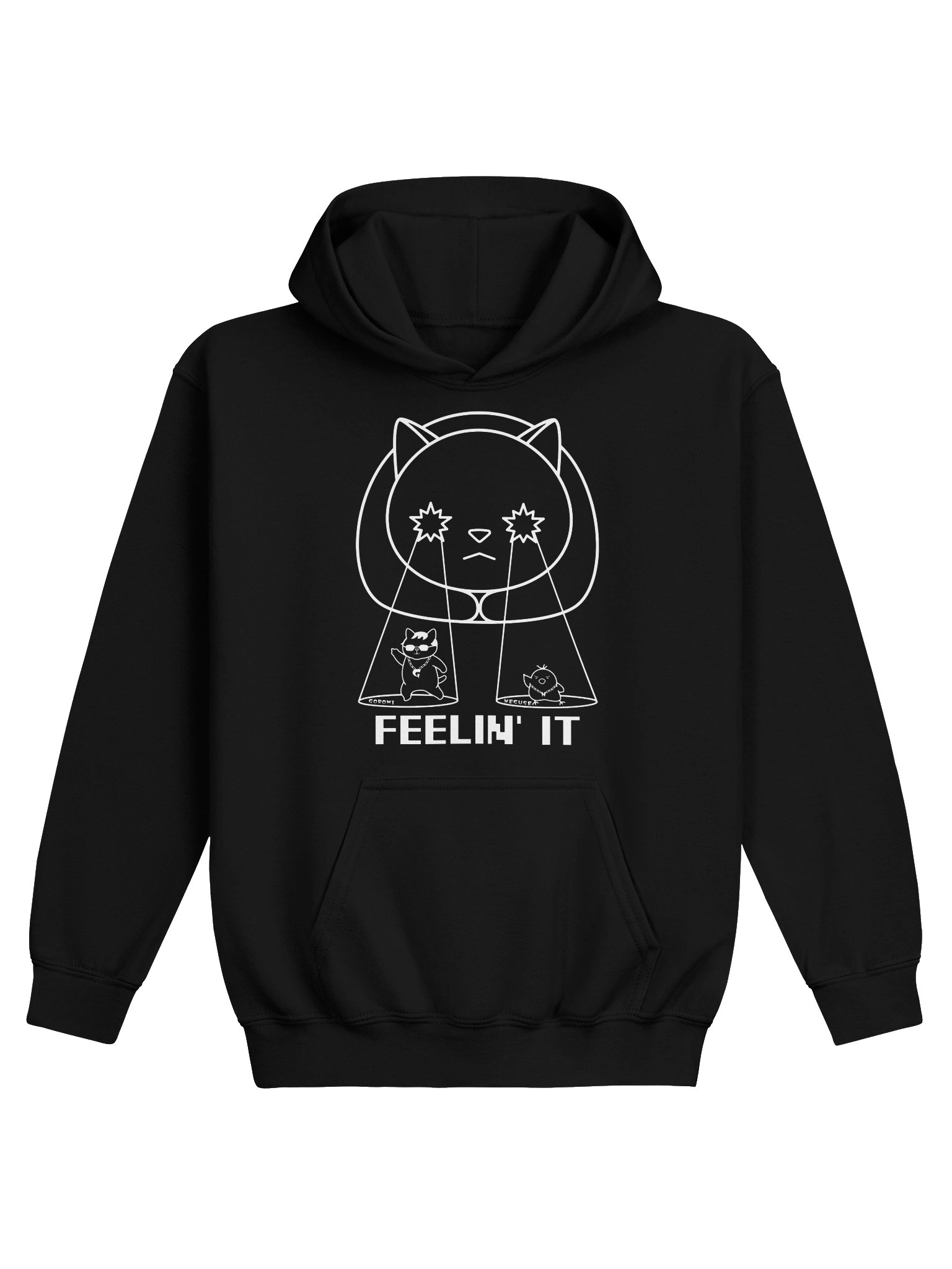 Goromi the Cat (Surreally Spotlighted Dancing) - Unisex Youth Hoodie product image (1)