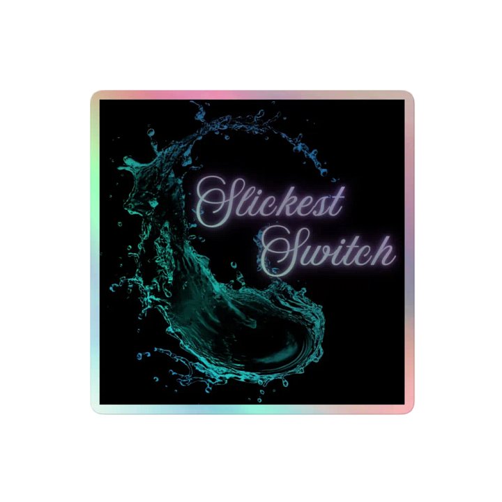 Slickest Switch Sticker Black Holographic product image (2)