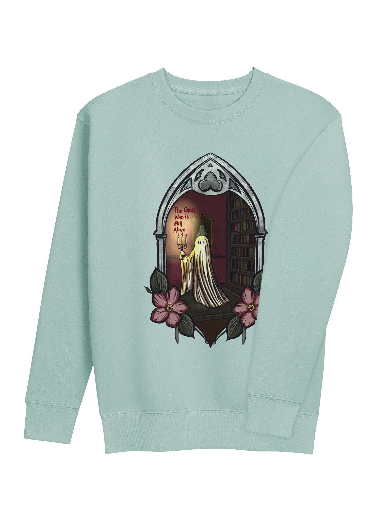 "Ghost Who Is Still Alive" Spooky Sweatshirt product image (4)
