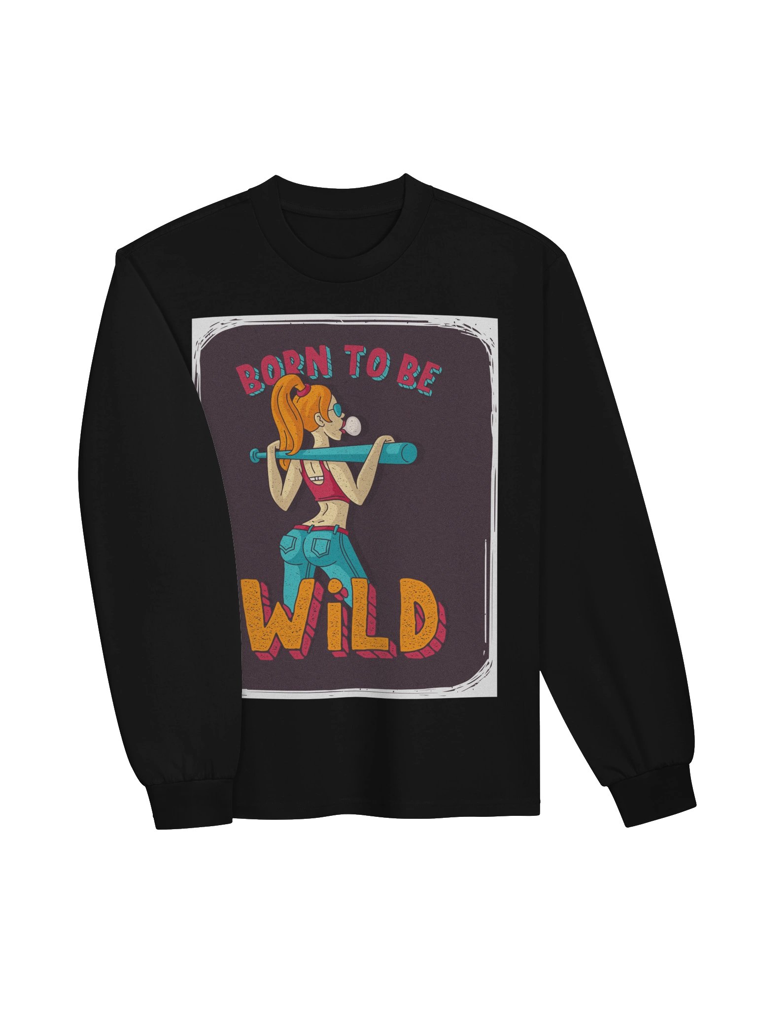 Born To Be Wild Girls Shirt | Cute & Bold Feminine Streetwear Tee product image (7)