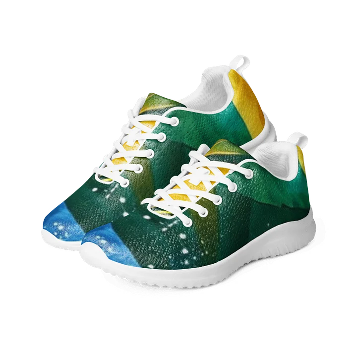 Abstract Diplomat Print - SVG - Caribbean Apples | Women's Athletic Shoes product image (2)