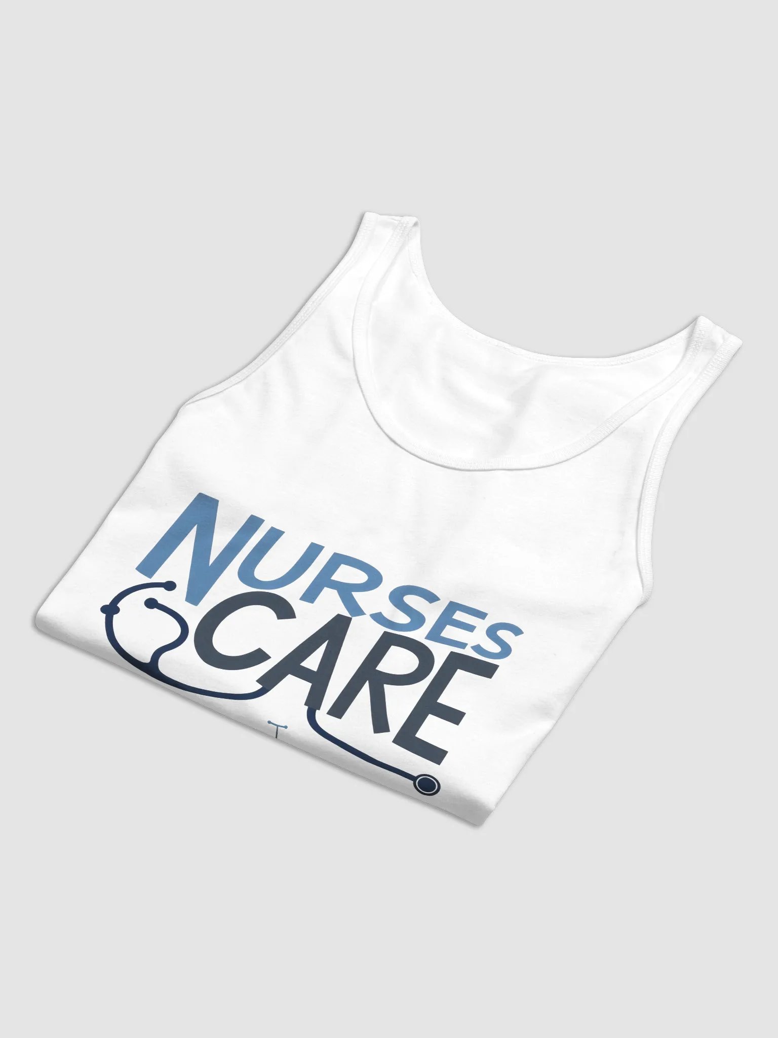Nurse's Care Stethoscope Tank Top product image (8)