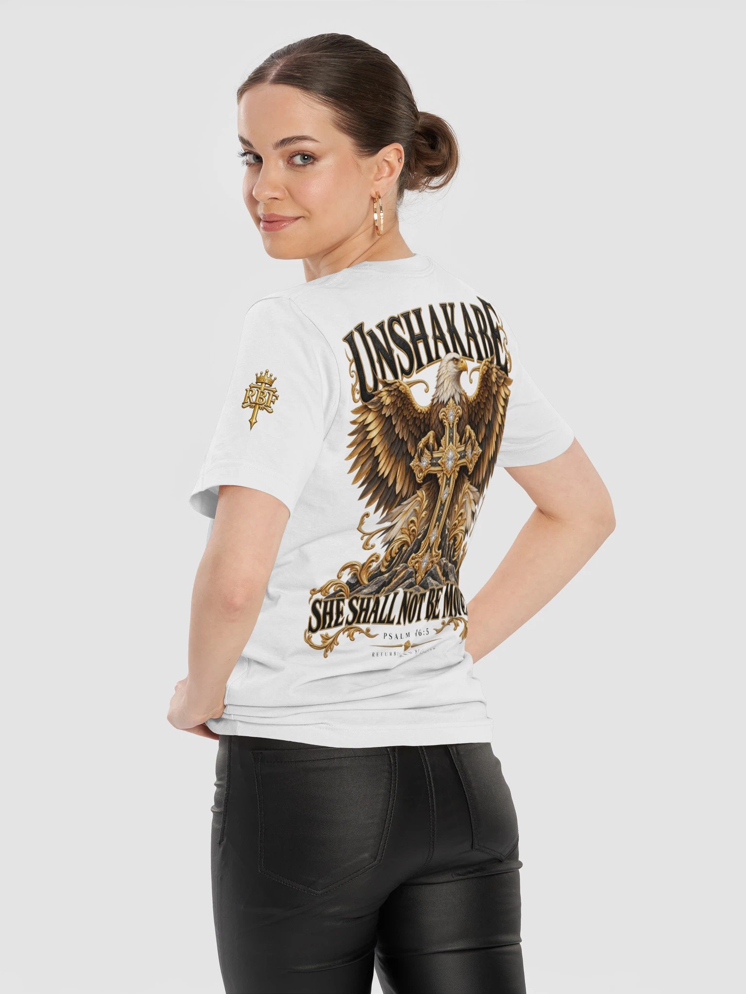 Unshakable Faith — Psalm 46:5 Eagle T-Shirt product image (12)