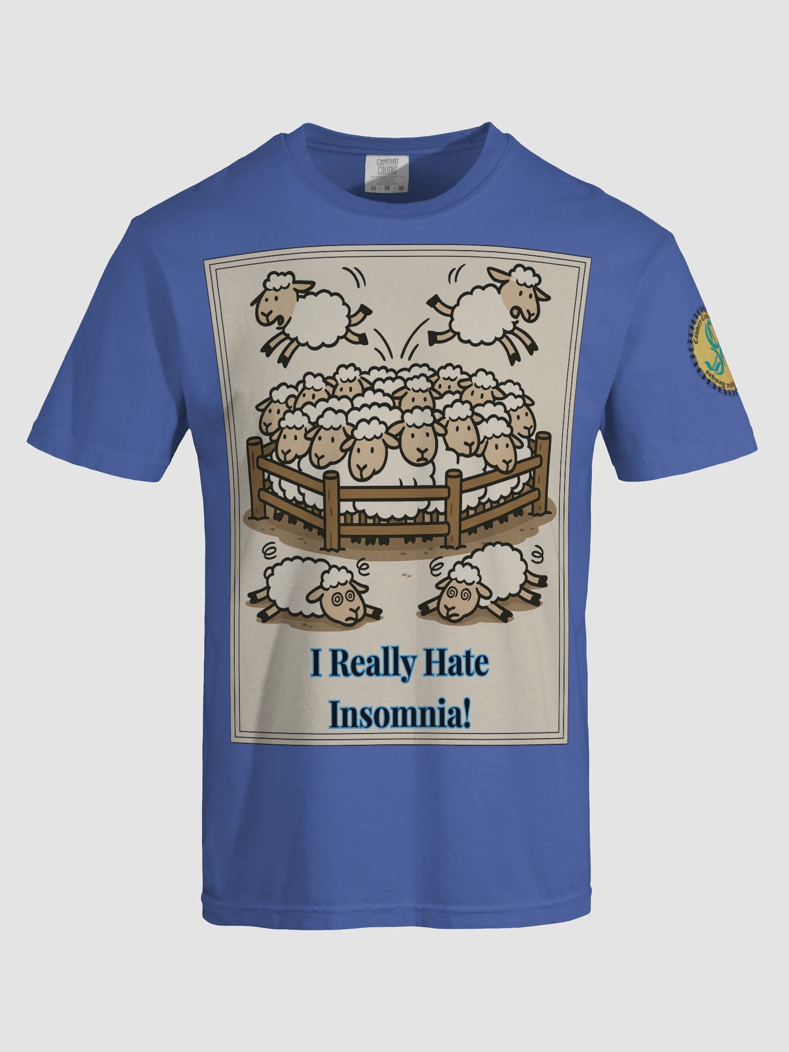I Really Hate Insomnia (Both) Comfort Colors Garment-Dyed Heavyweight T-Shirt Colors (2) product image (68)
