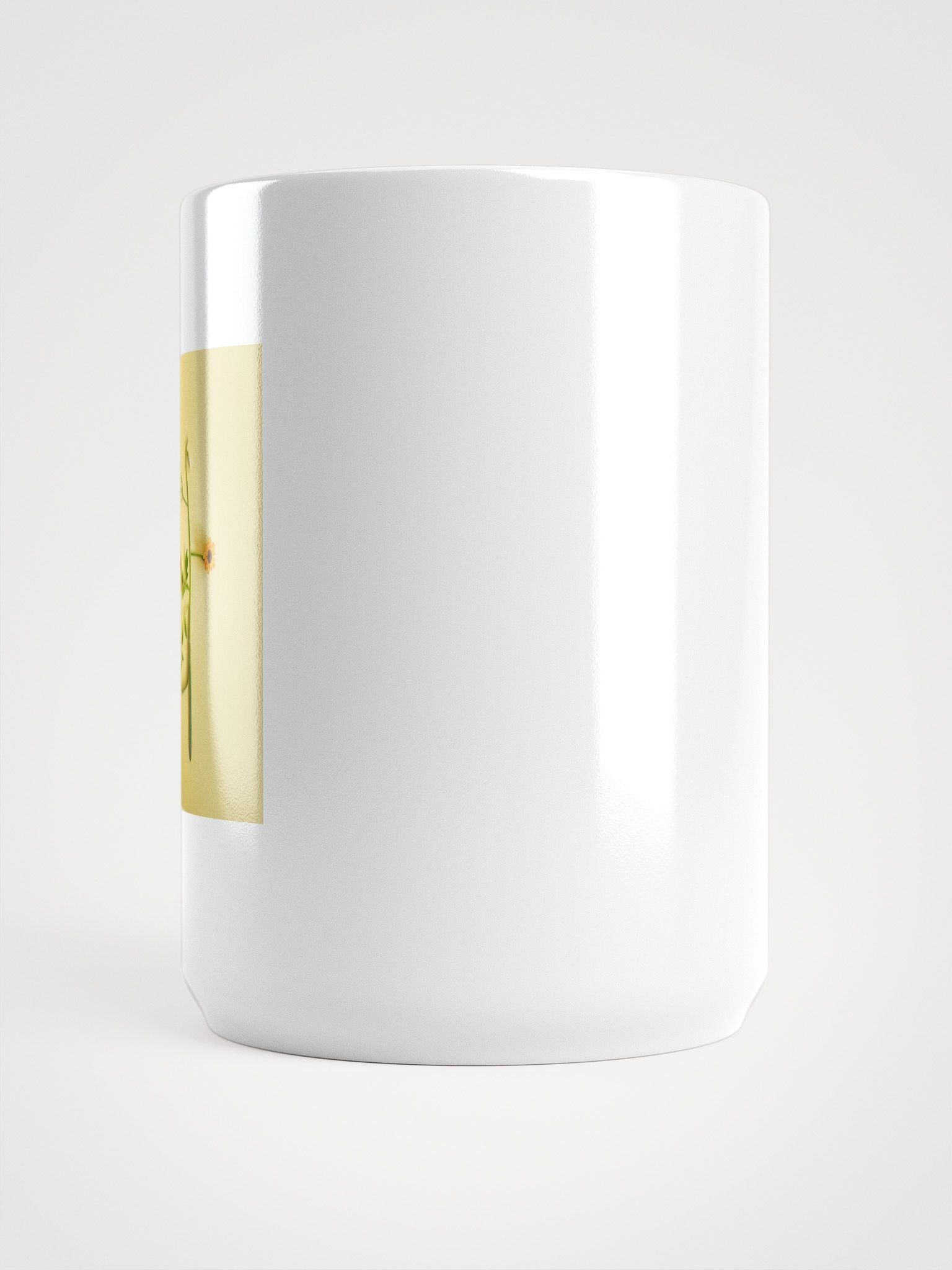 Floral Fusion White Glossy Mug product image (6)