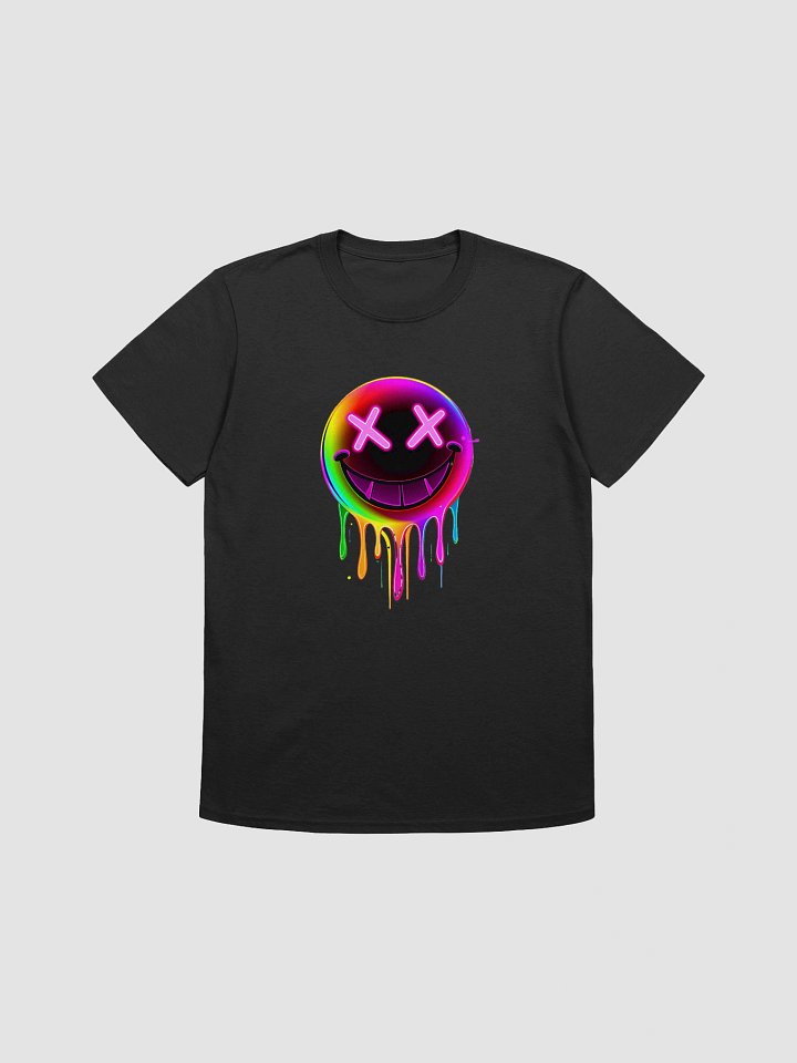 Neon Drip Smiley Face T-Shirt product image (2)
