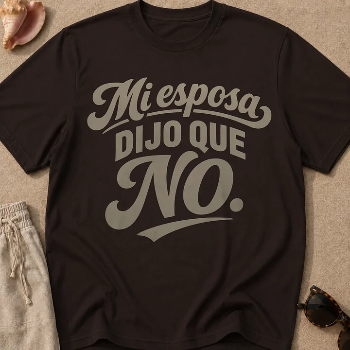 Mi Esposa Dijo que No Camiseta Unisex product image (1)