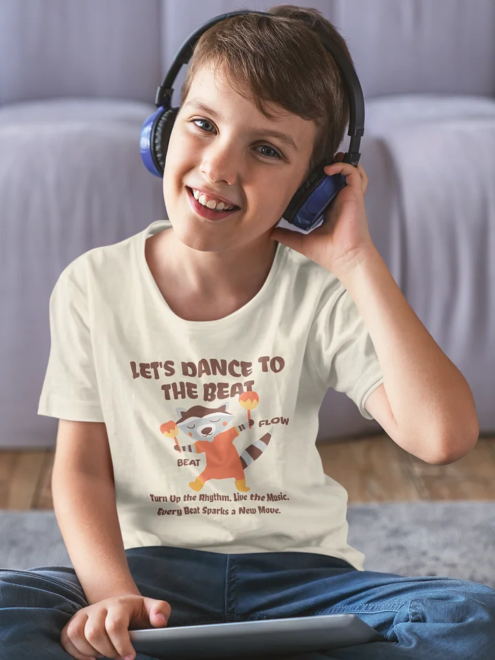 Let’s Dance to the Beat Raccoon Youth Tee product image (9)