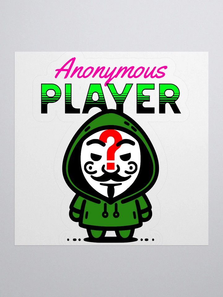 Anonymous Player Sticker product image (1)