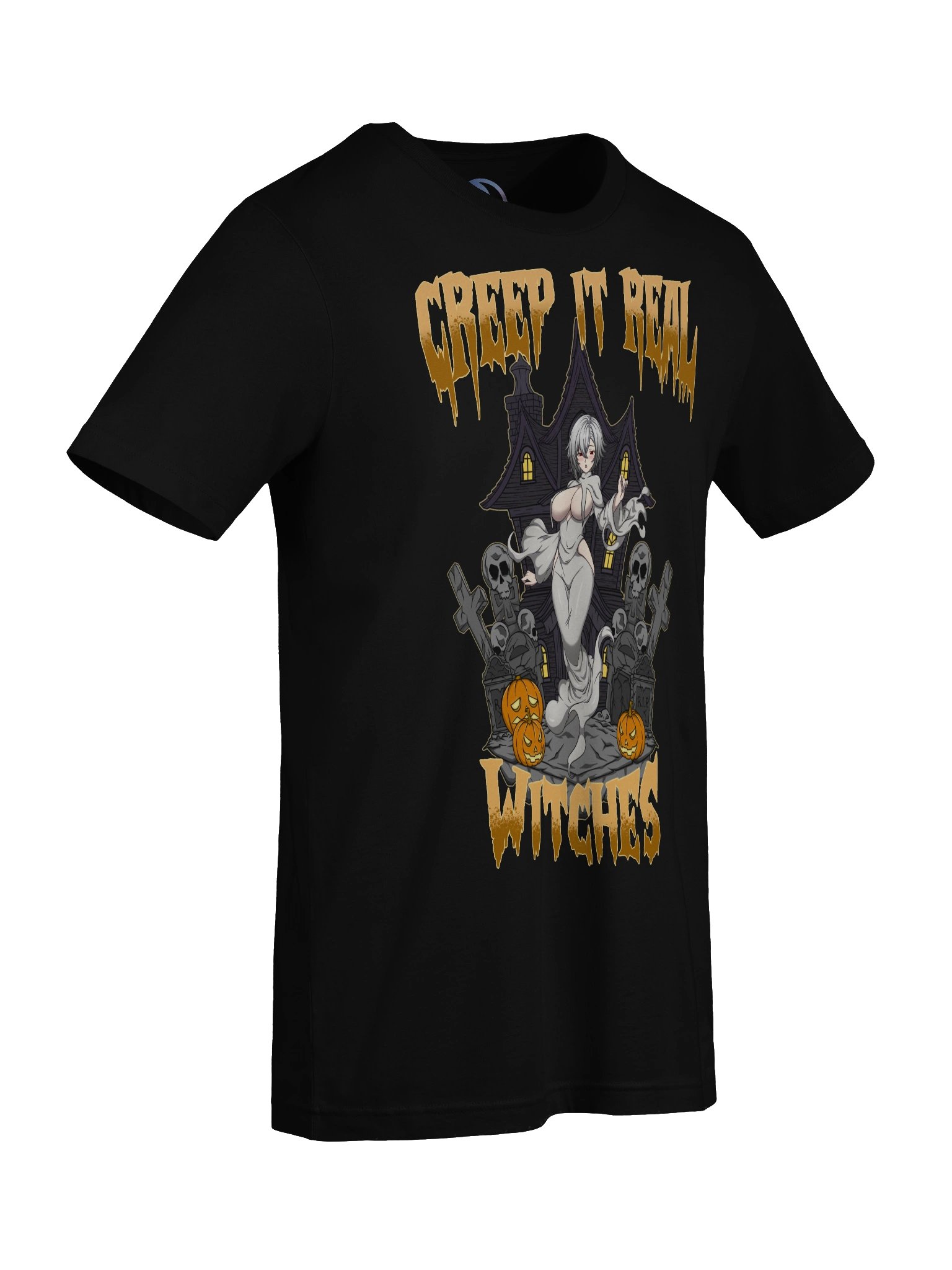 Creep It Real Halloween Tee (Orange) product image (9)