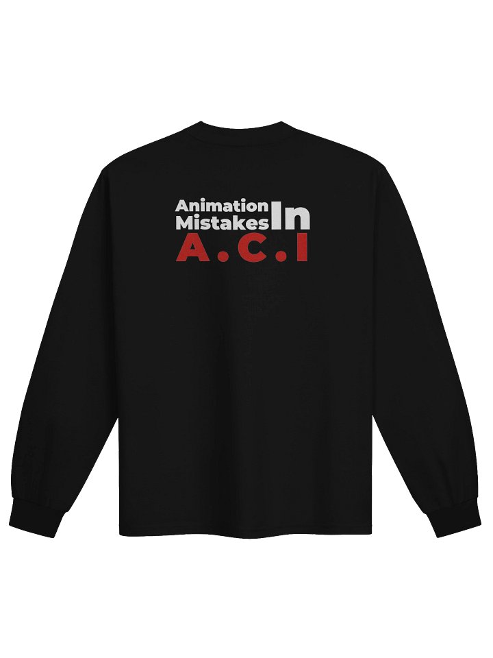 Animation MISTAKES in A.C.I Long sleeve product image (2)